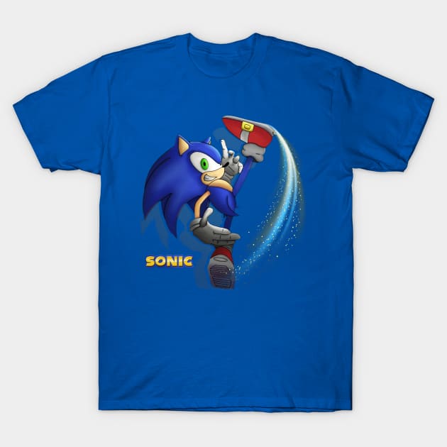 sonic magic kick T-Shirt by Brown777